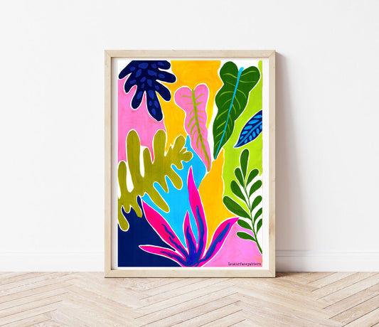 Quirky tropical print