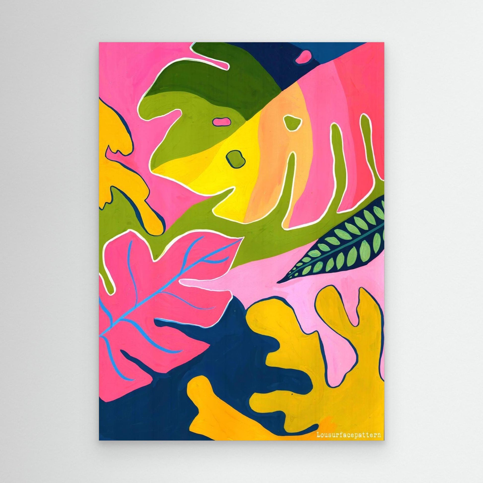 "Cheeseplant" Canvas print