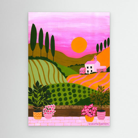 "Tuscany" Canvas print