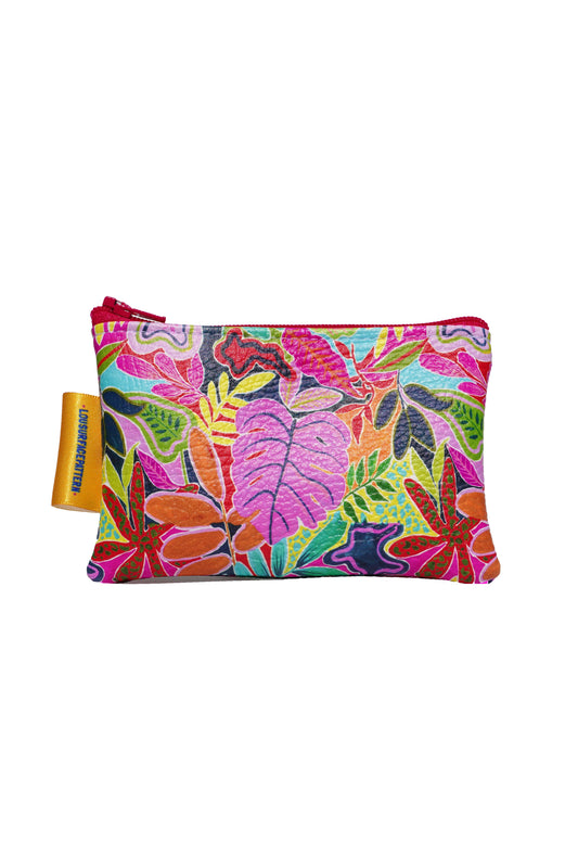 Vegan leather cheeseplant purse