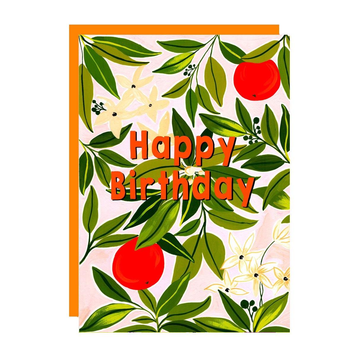 Fleur d'oranger birthday card