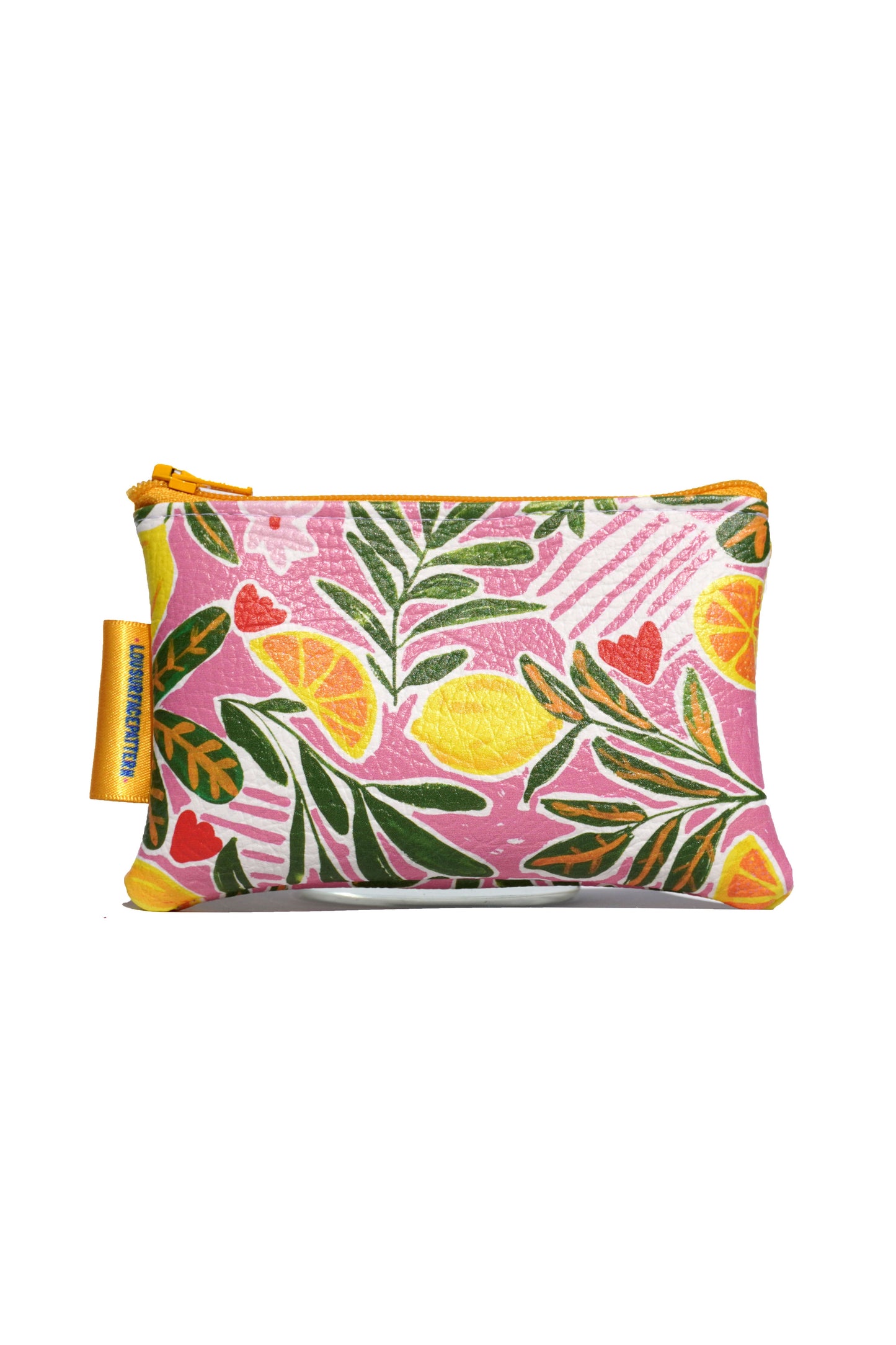 Vegan leather lemons purse