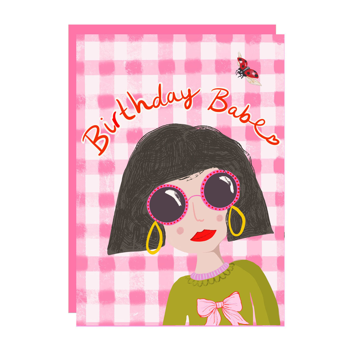Paris girl birthday card