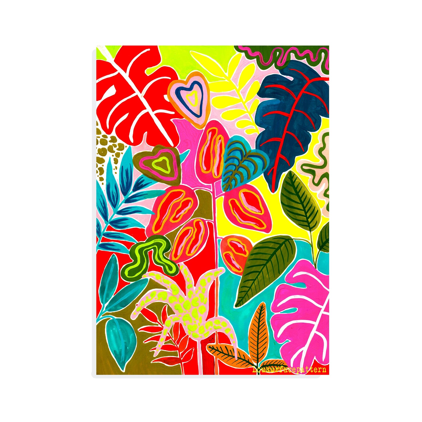 Colourful Tropical Print