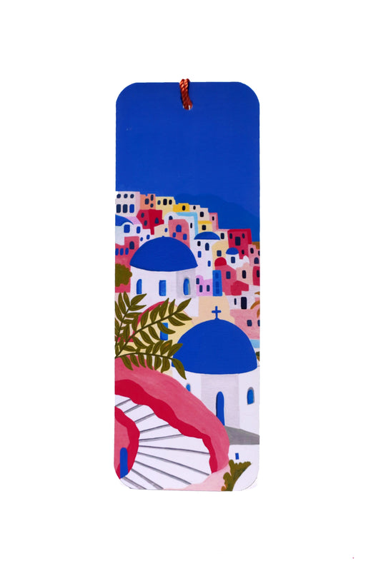 Santorini bookmark