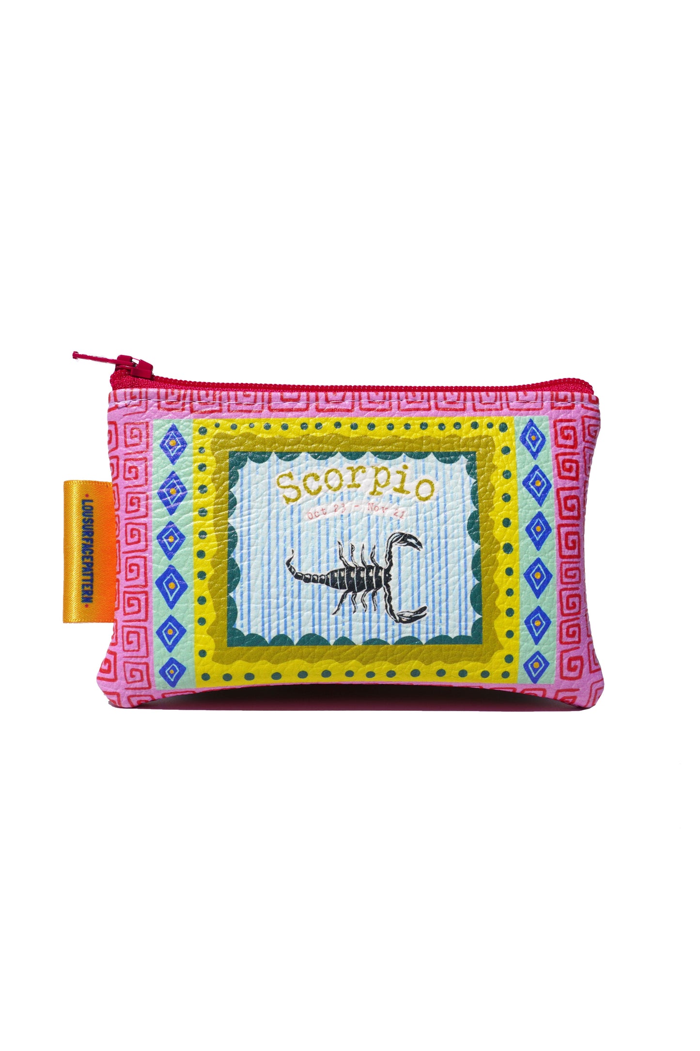 Scorpio vegan leather purse