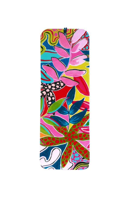 Abstract tropical bookmark