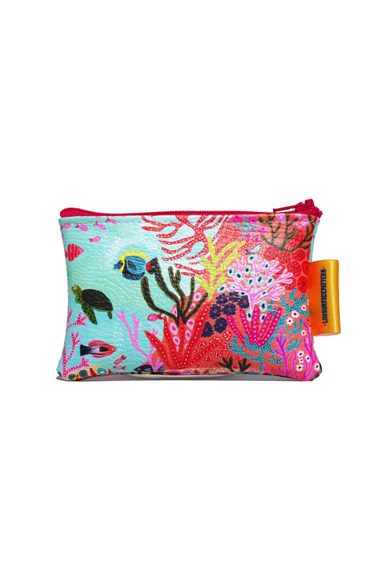 Vegan leather under the sea purse