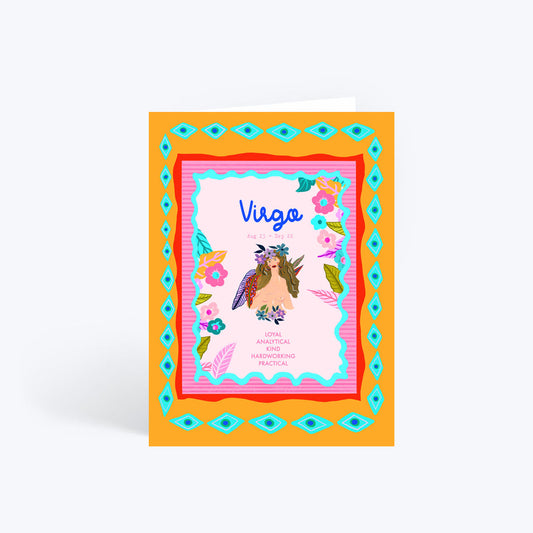 Virgo birthday card