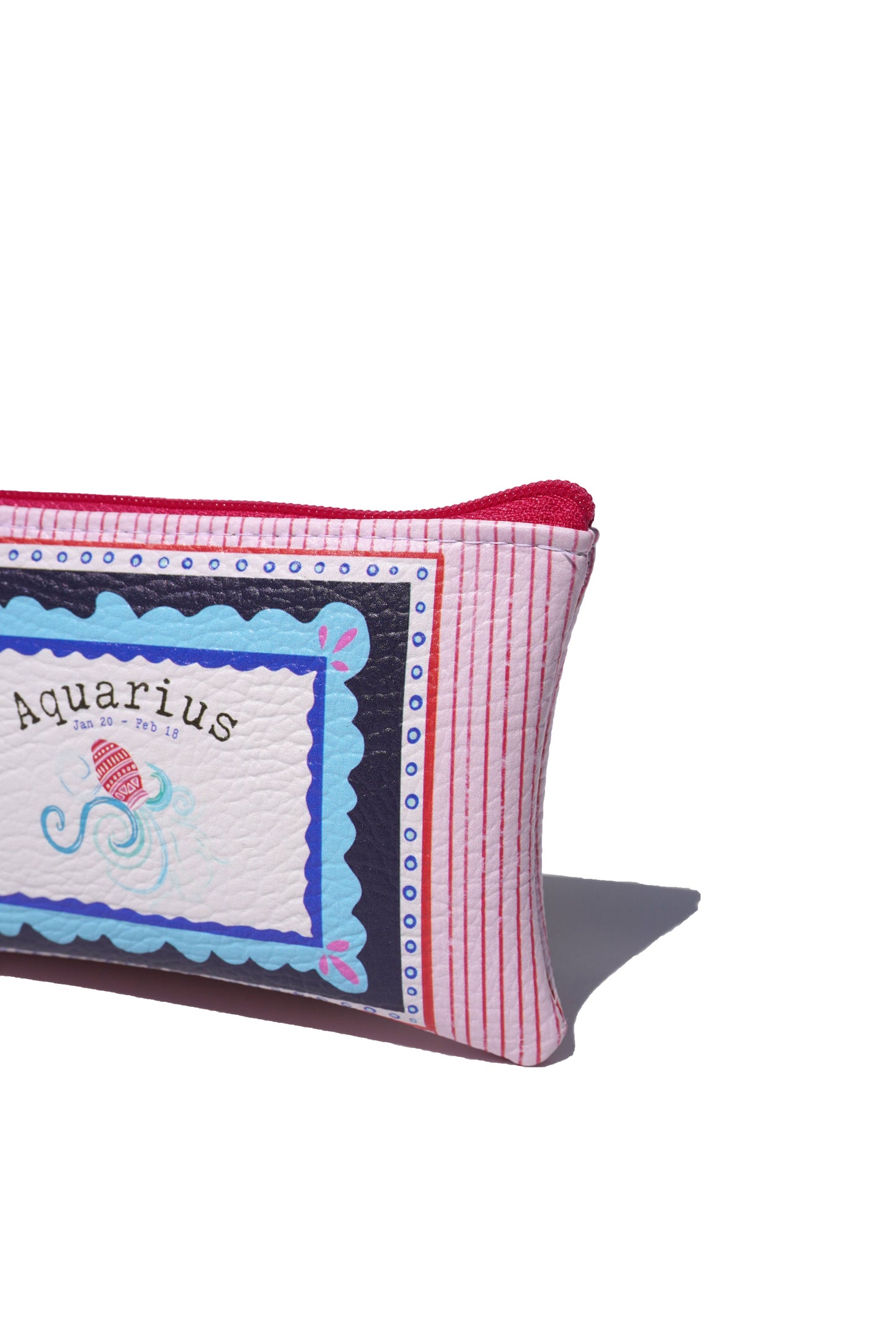 Aquarius vegan leather purse