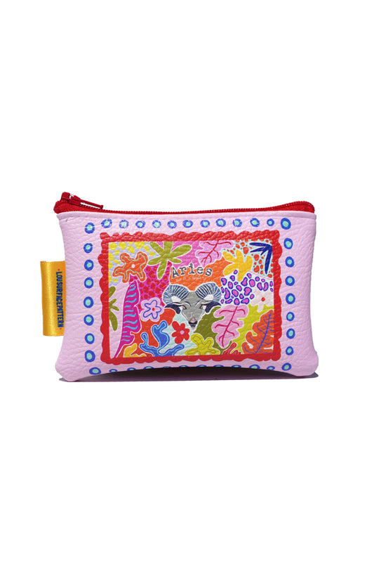 Aries vegan leather purse