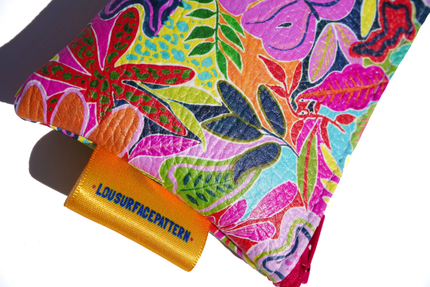 Vegan leather cheeseplant purse