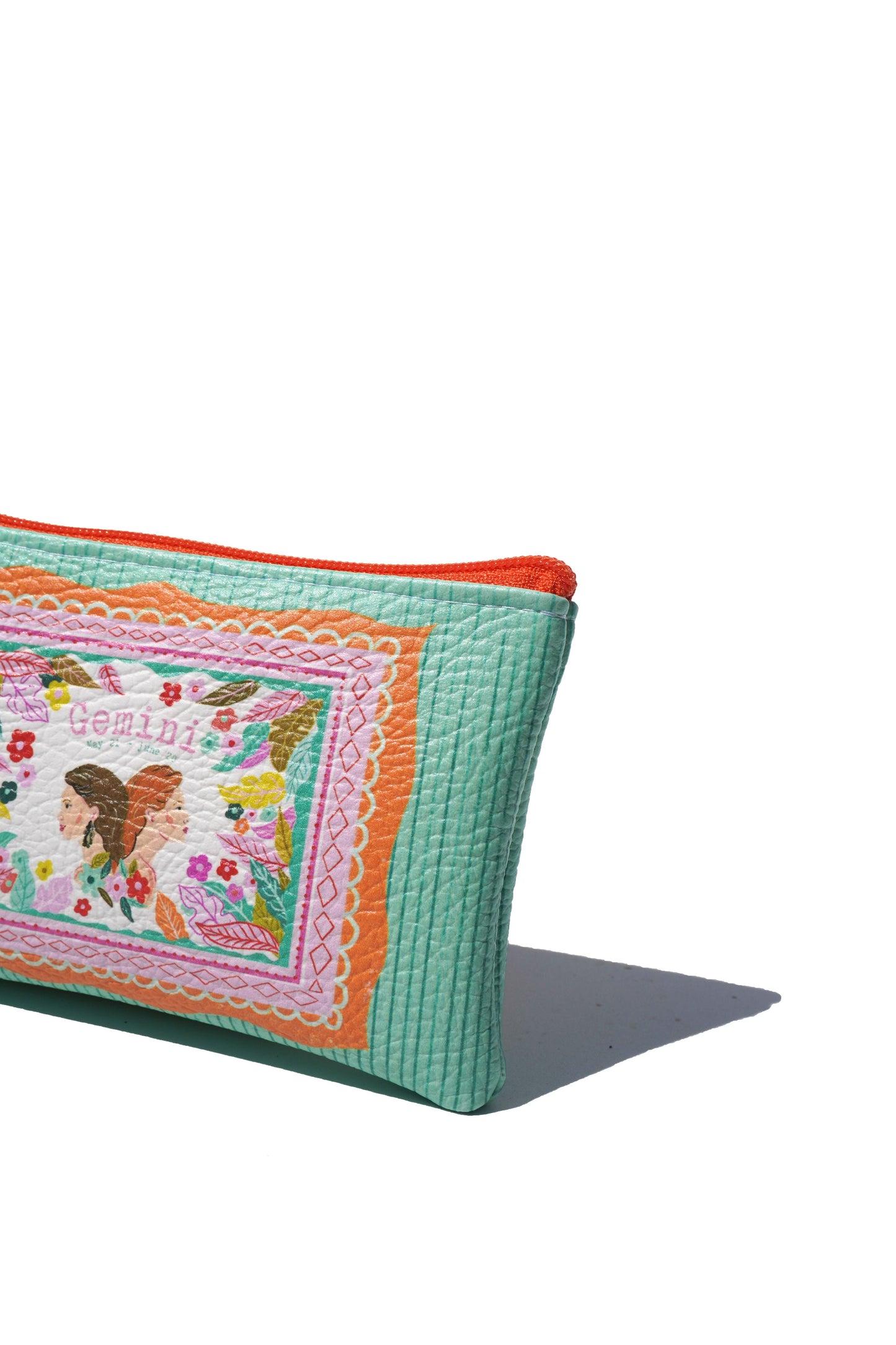 Gemini vegan leather purse