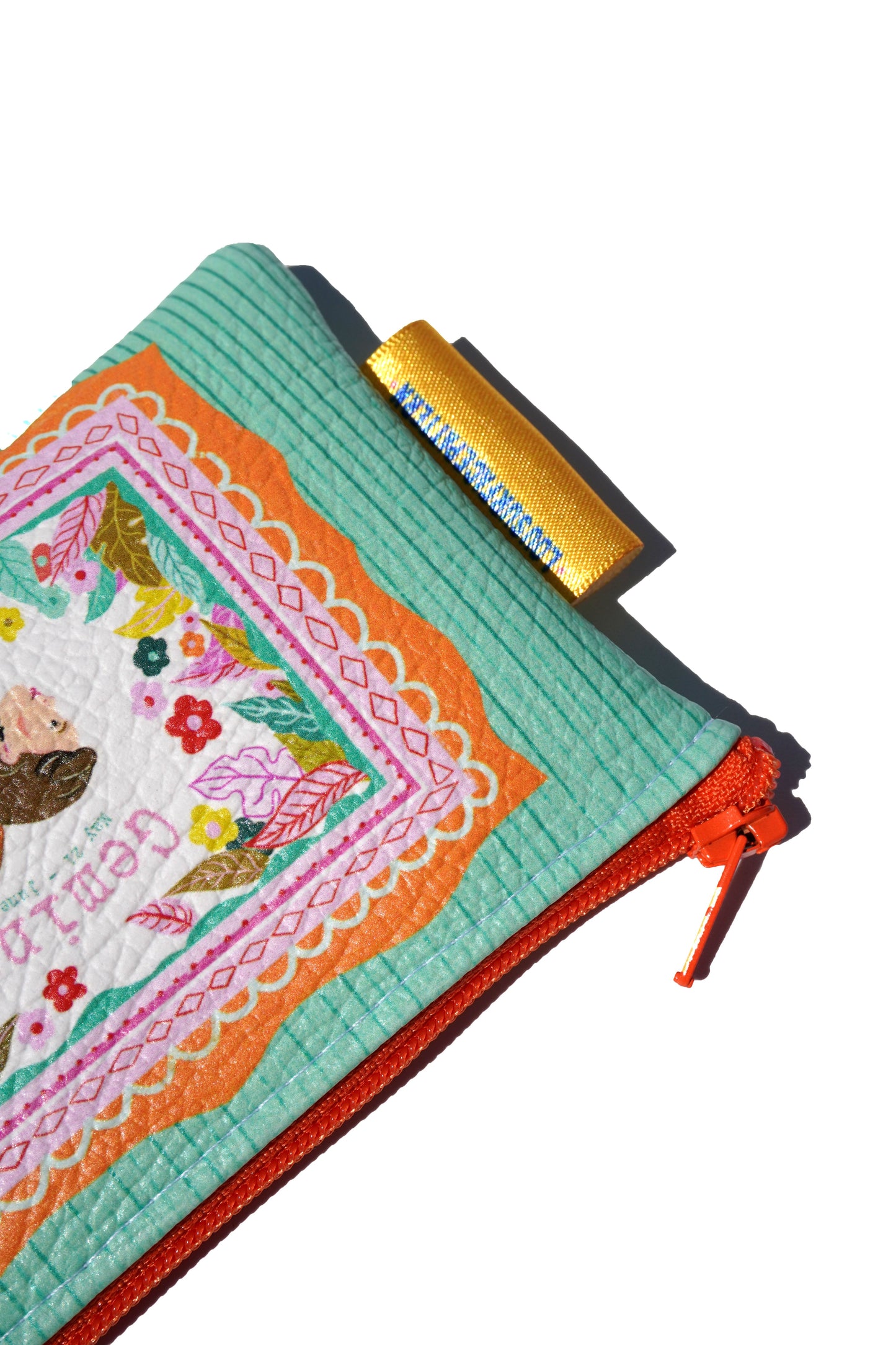 Gemini vegan leather purse