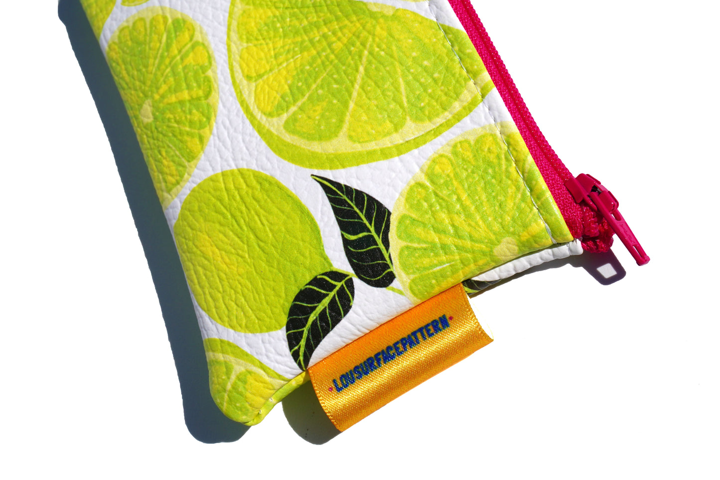 Vegan leather limes purse