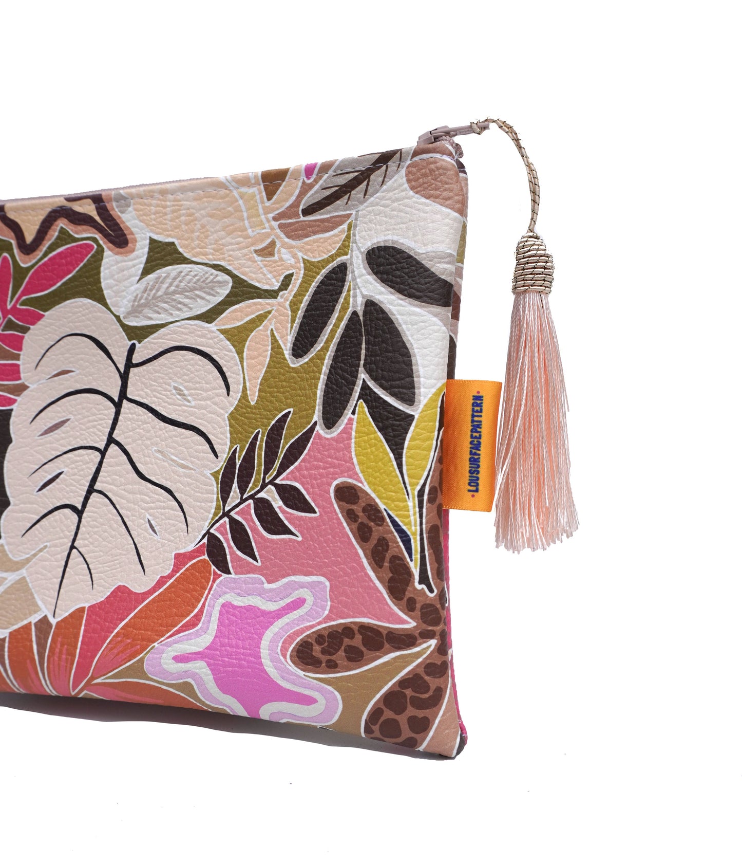 Moody cheese plant makeup bag