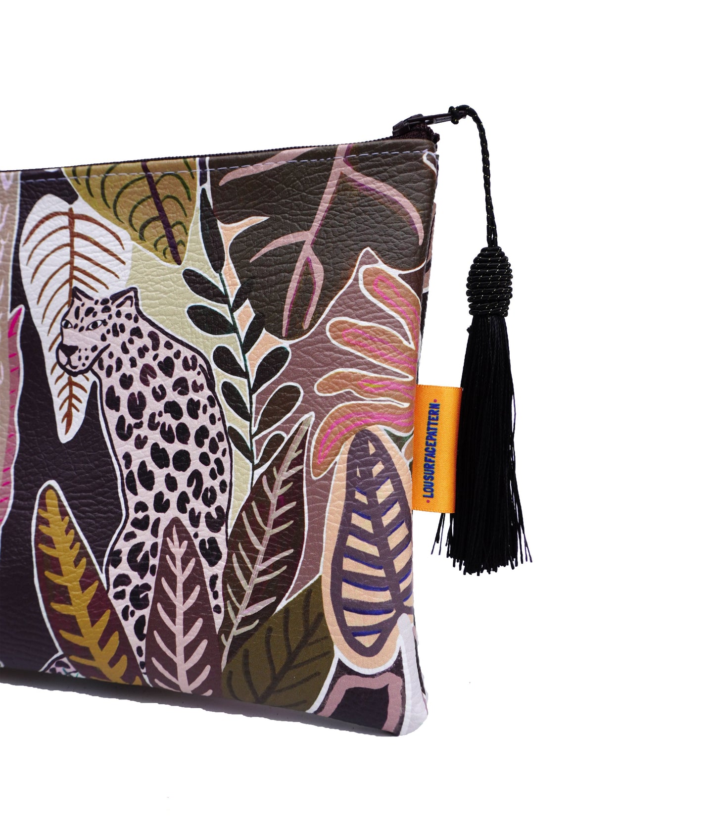 Moody pink panther makeup bag