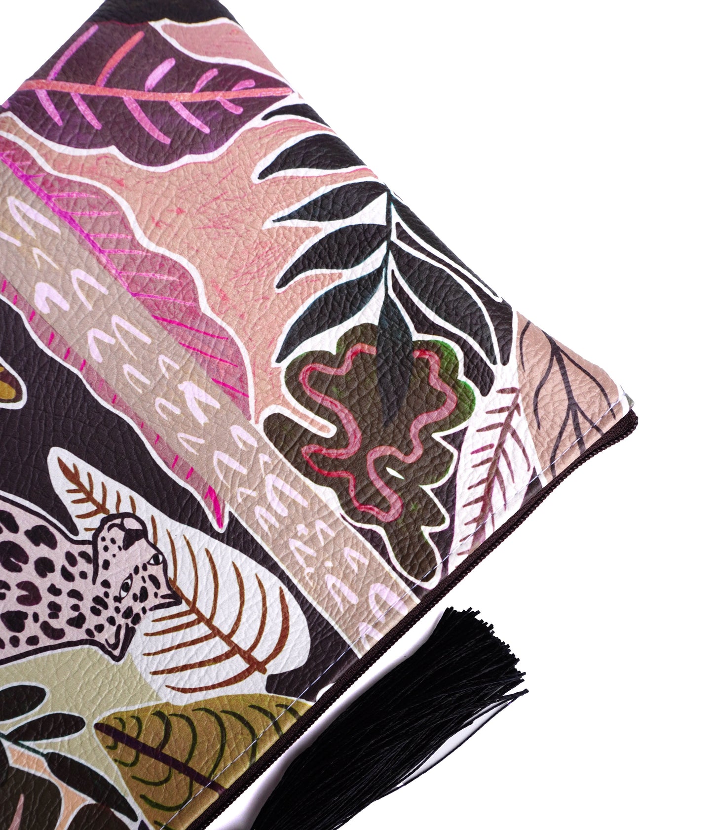 Moody pink panther makeup bag