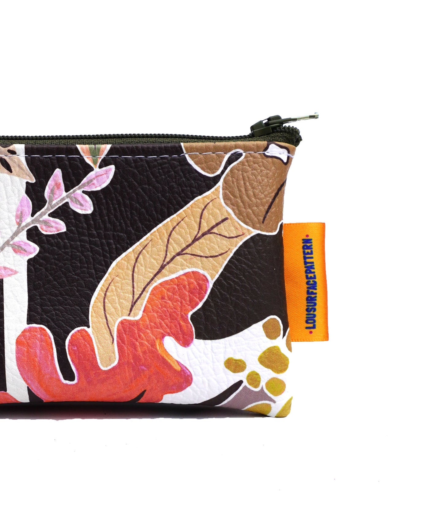 Moody striped tropicals purse