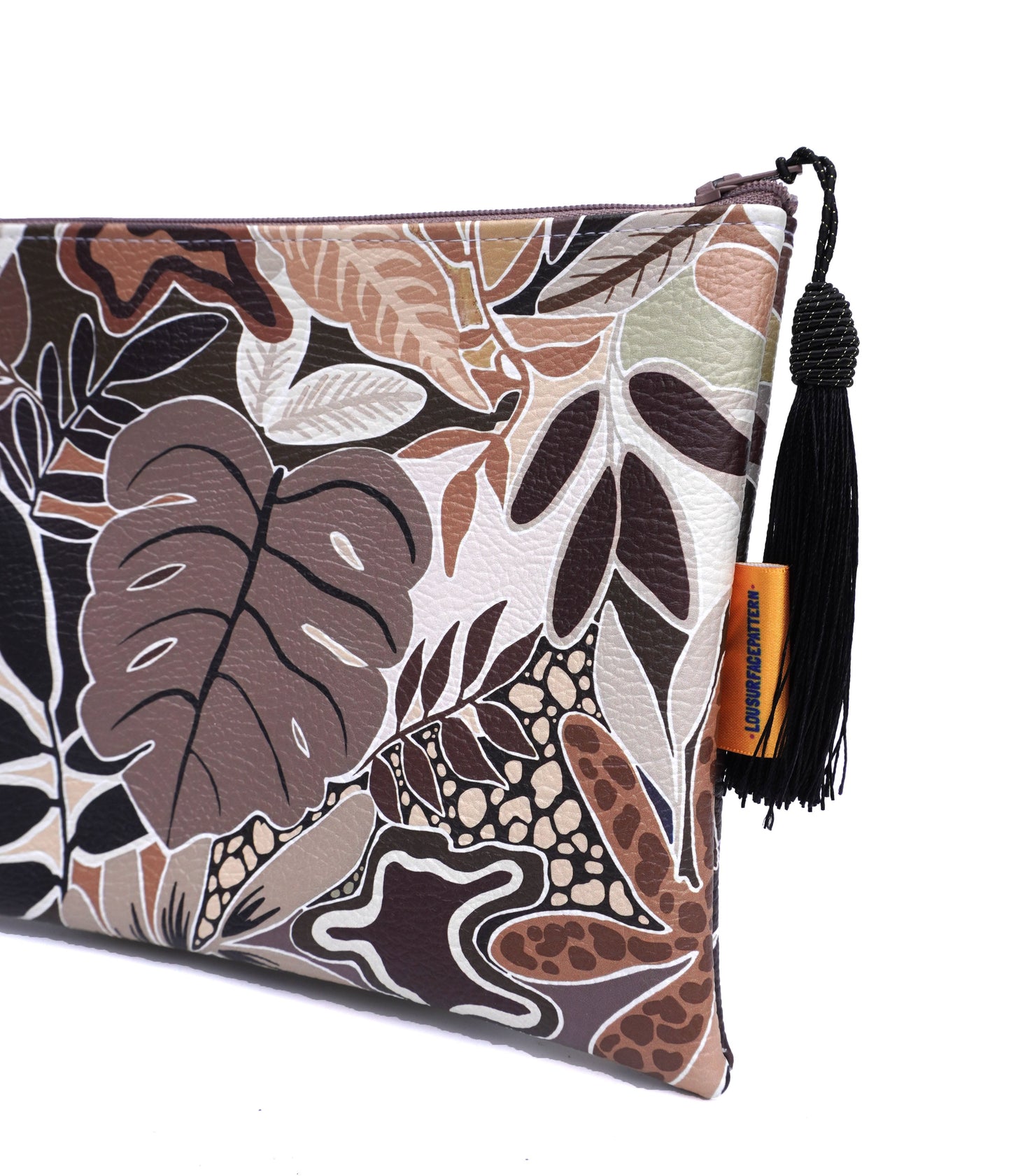 Moody cheese plant makeup bag