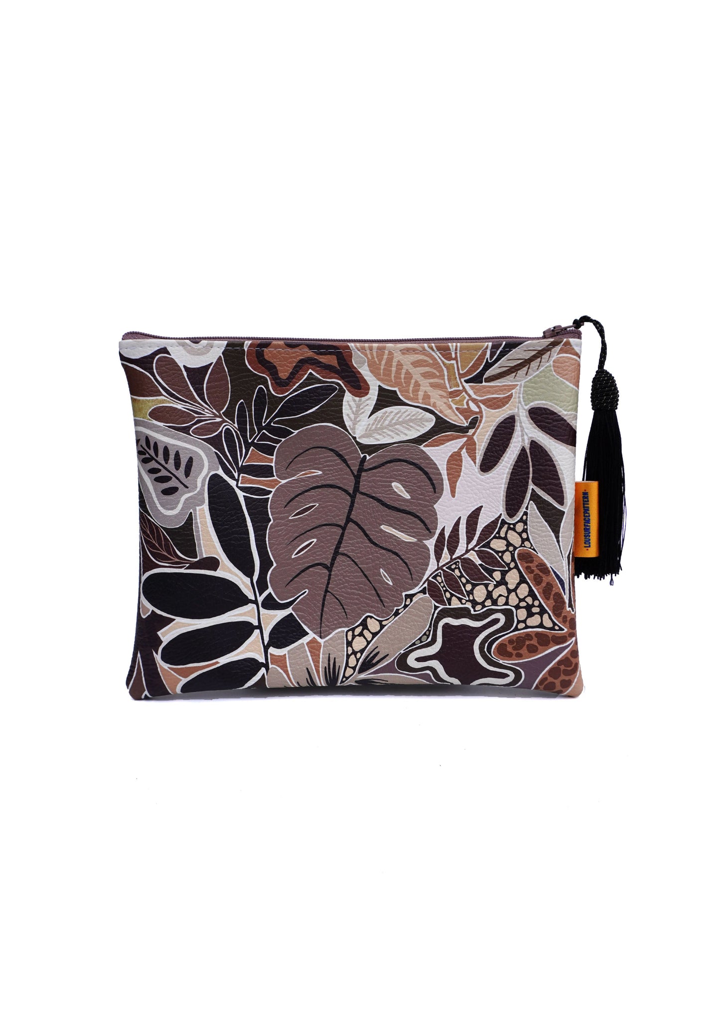 Moody cheese plant makeup bag