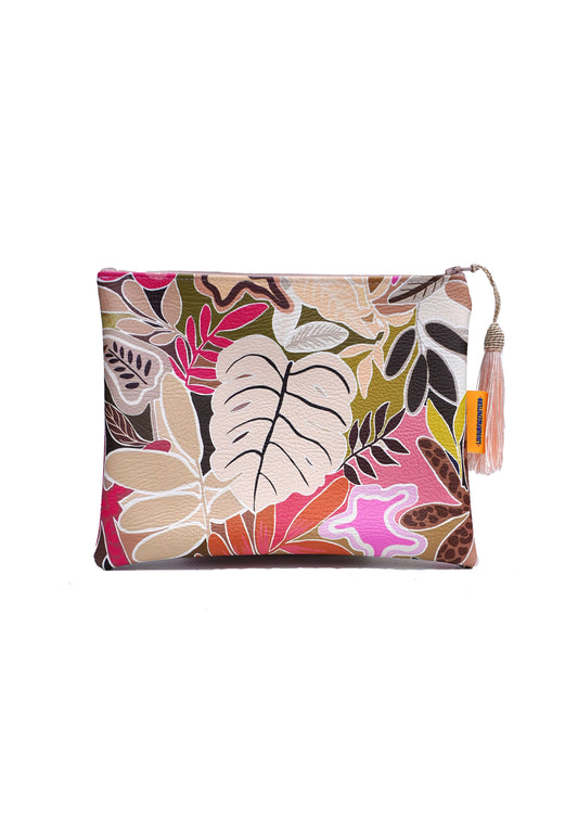 Moody cheese plant makeup bag
