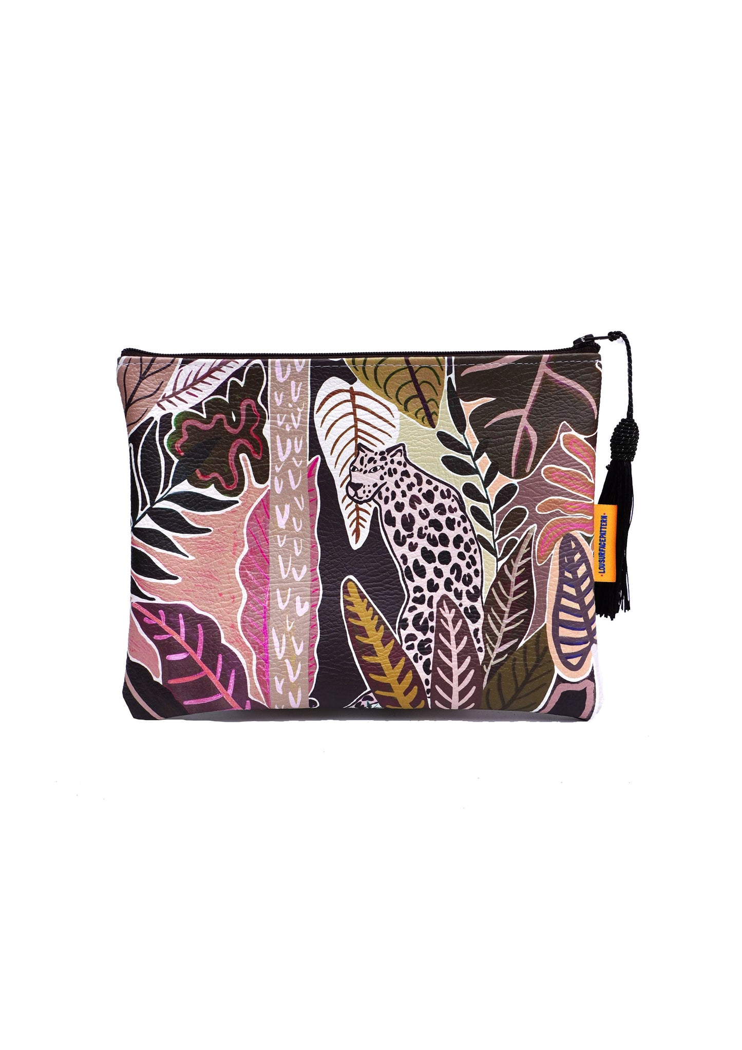 Moody pink panther makeup bag