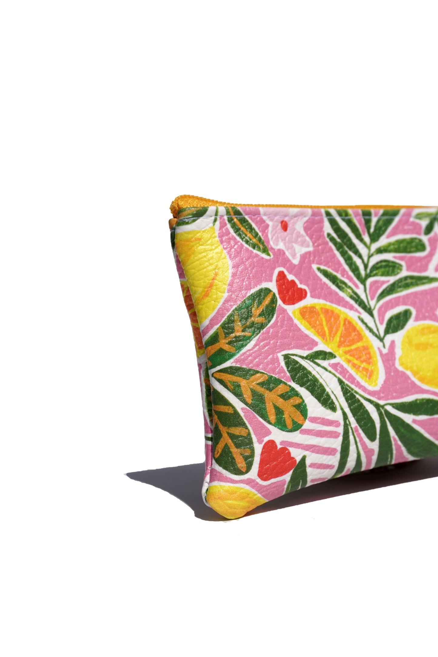 Vegan leather lemons purse