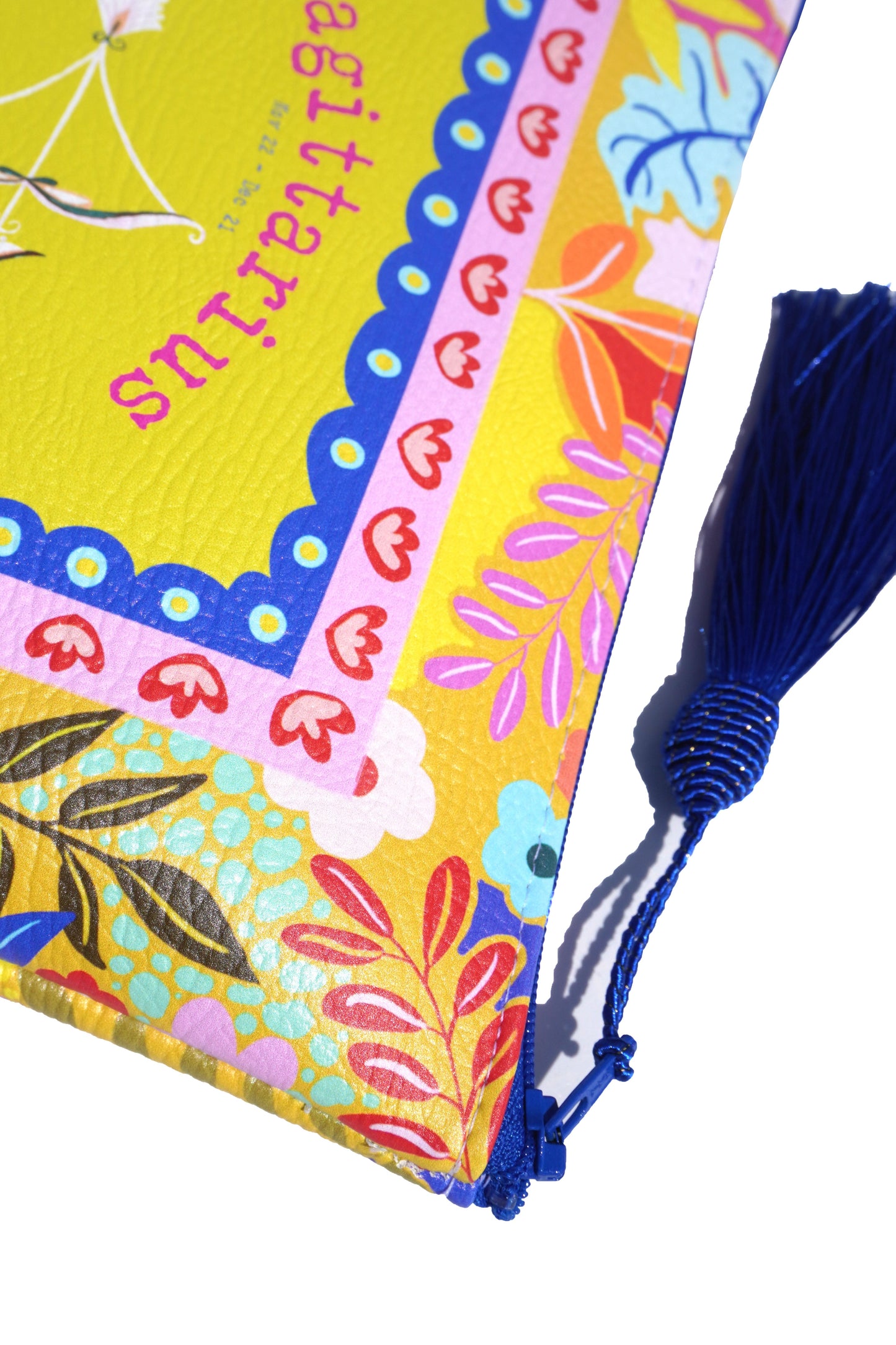 Sagittarius vegan leather makeup bag