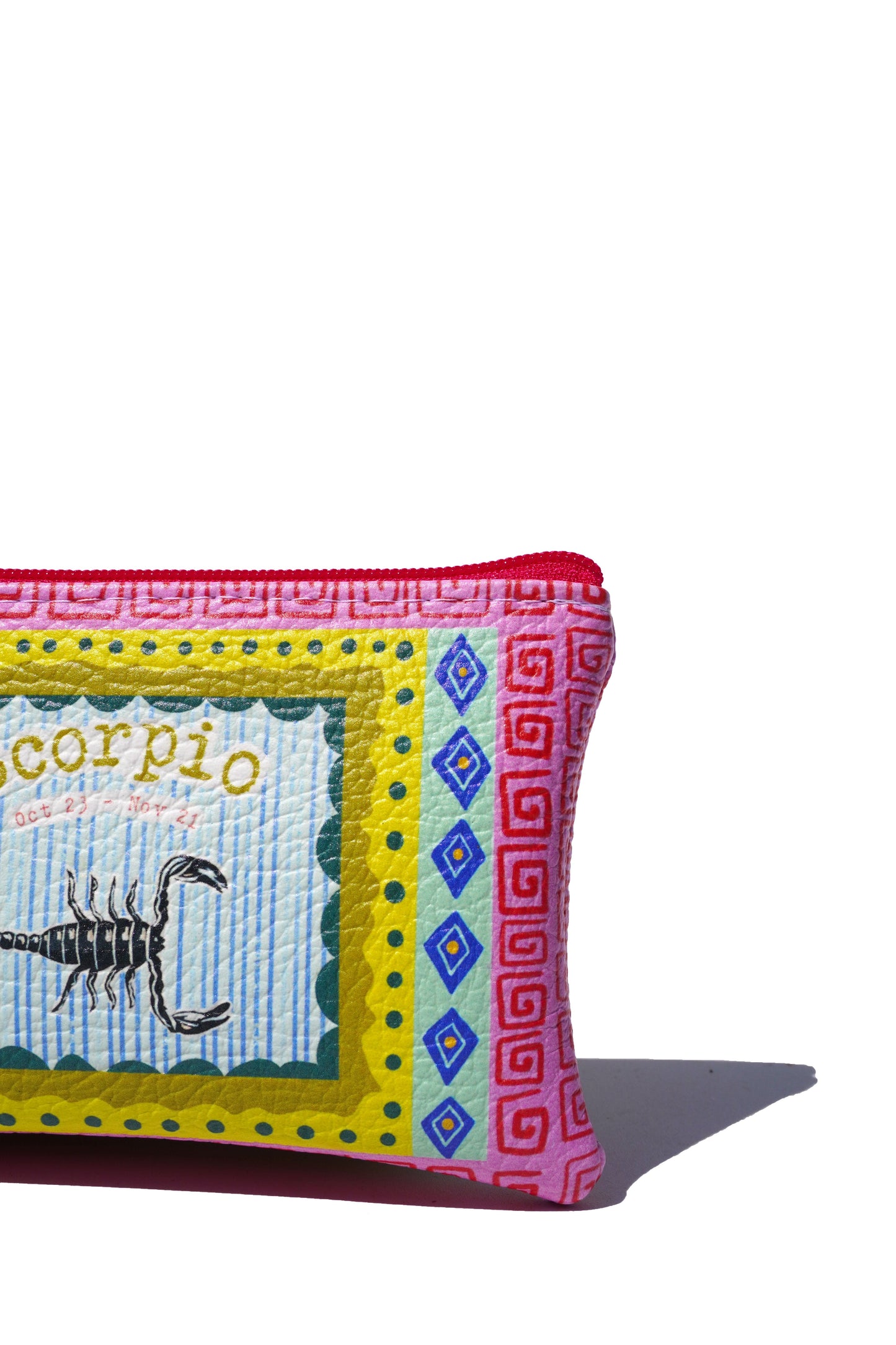 Scorpio vegan leather purse