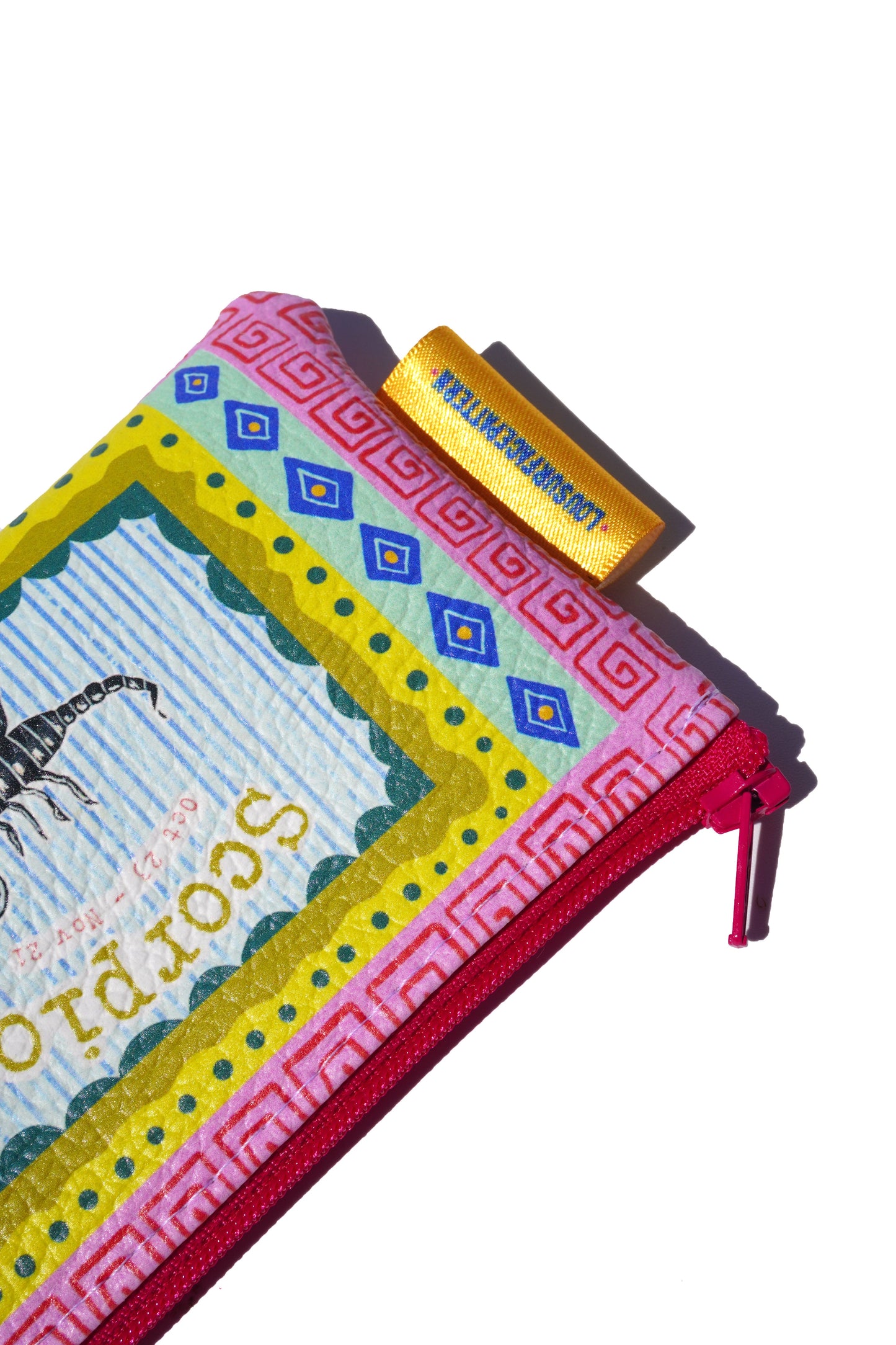 Scorpio vegan leather purse