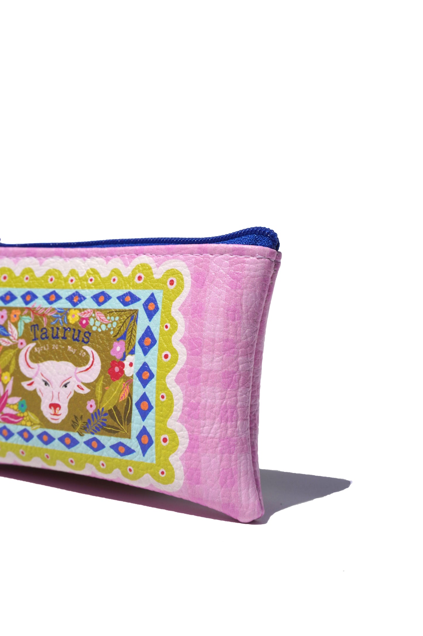 Taurus vegan leather purse