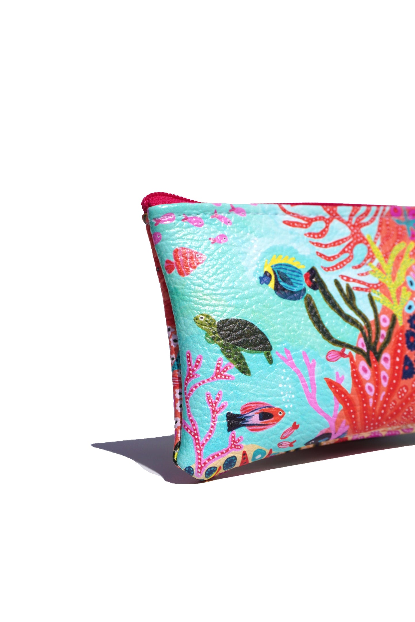 Vegan leather under the sea purse