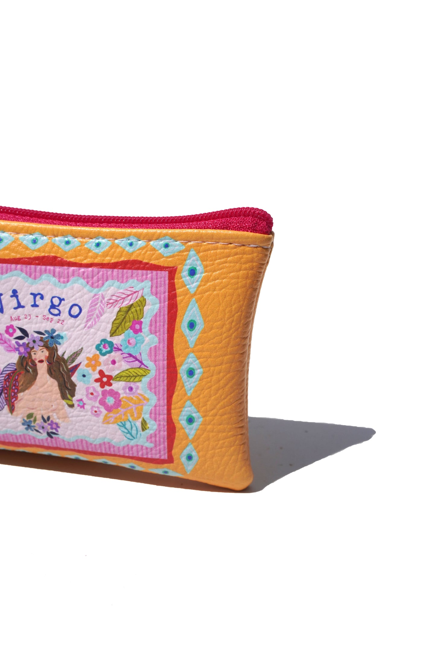 Virgo vegan leather purse