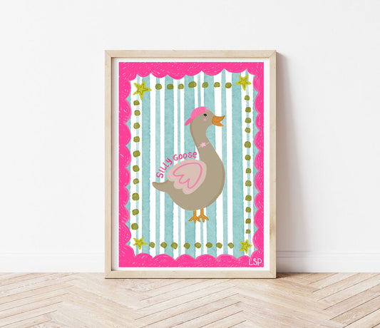 Silly goose print