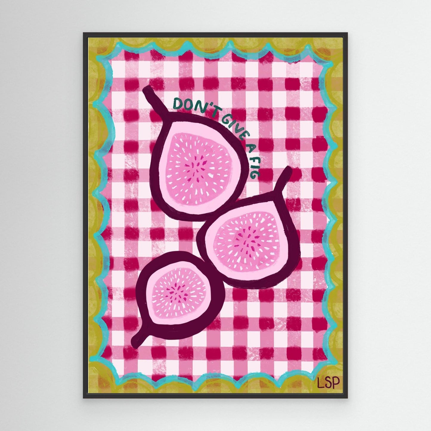 "Don't give a fig" Canvas print