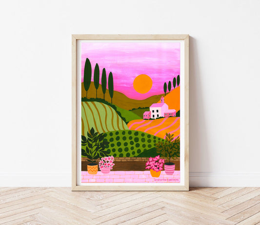 Tuscany print