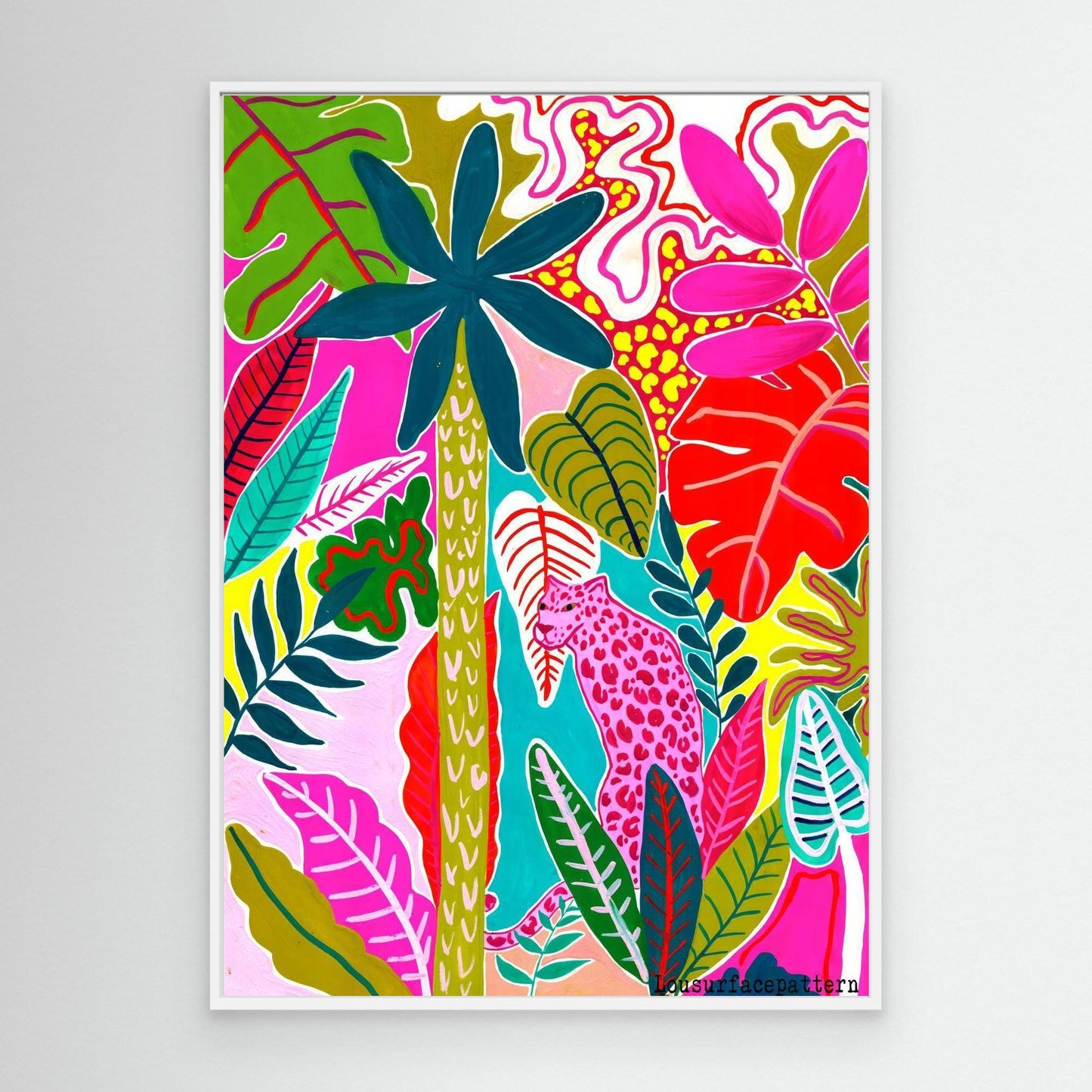 "Pink panther" Canvas print