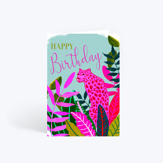 Tropical pink panther card