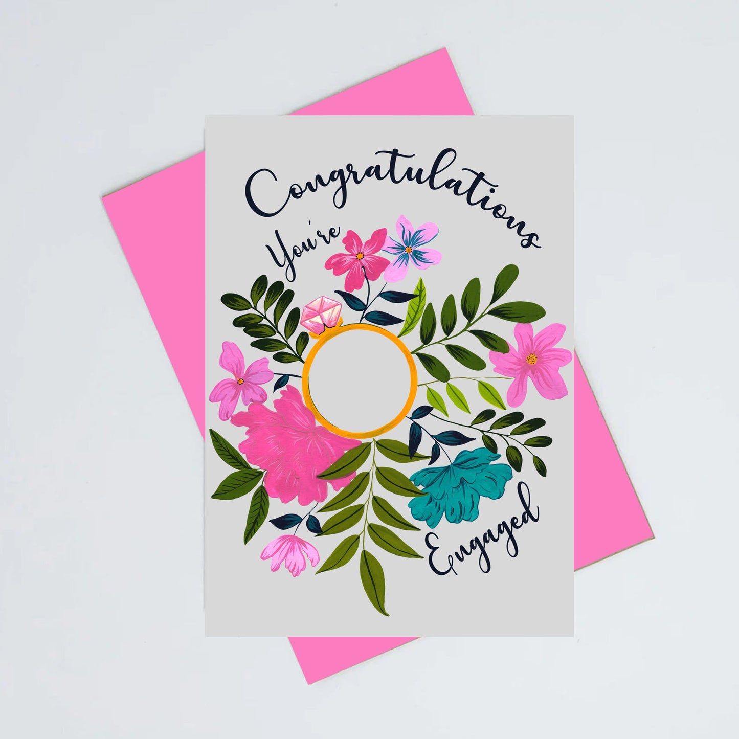 Congrats you're engaged card