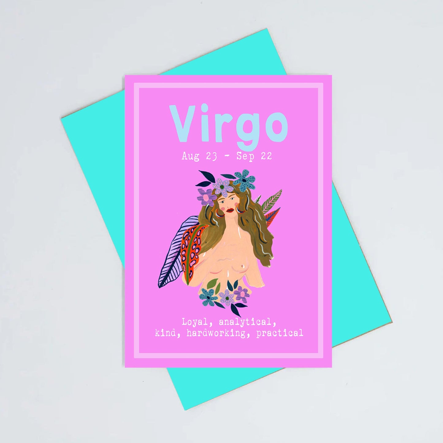 Virgo birthday card