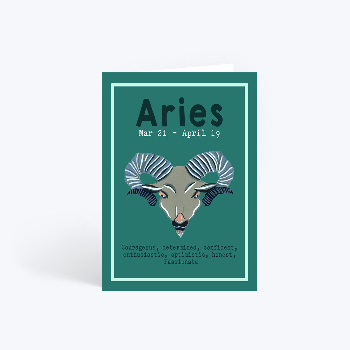 Aries birthday card