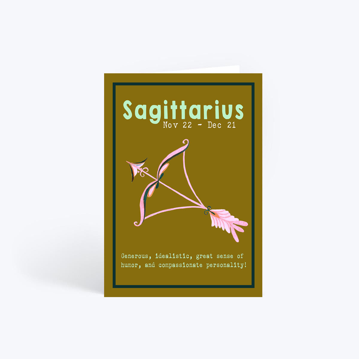Sagittarius birthday card