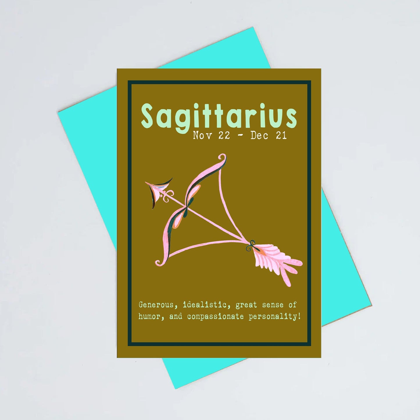 Sagittarius birthday card