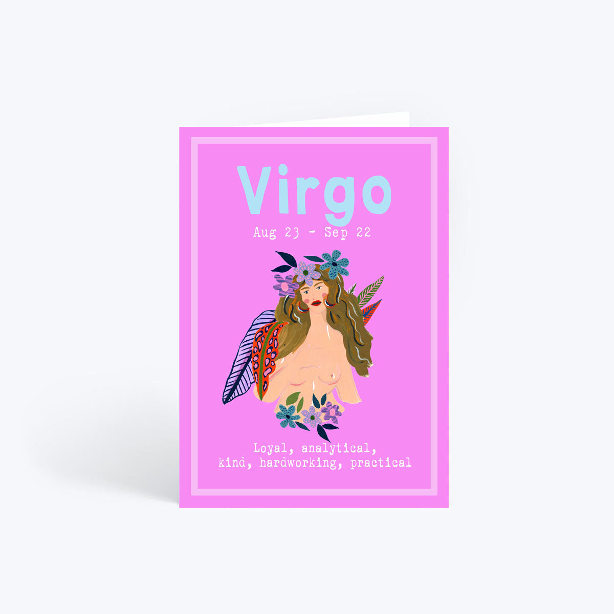 Virgo birthday card