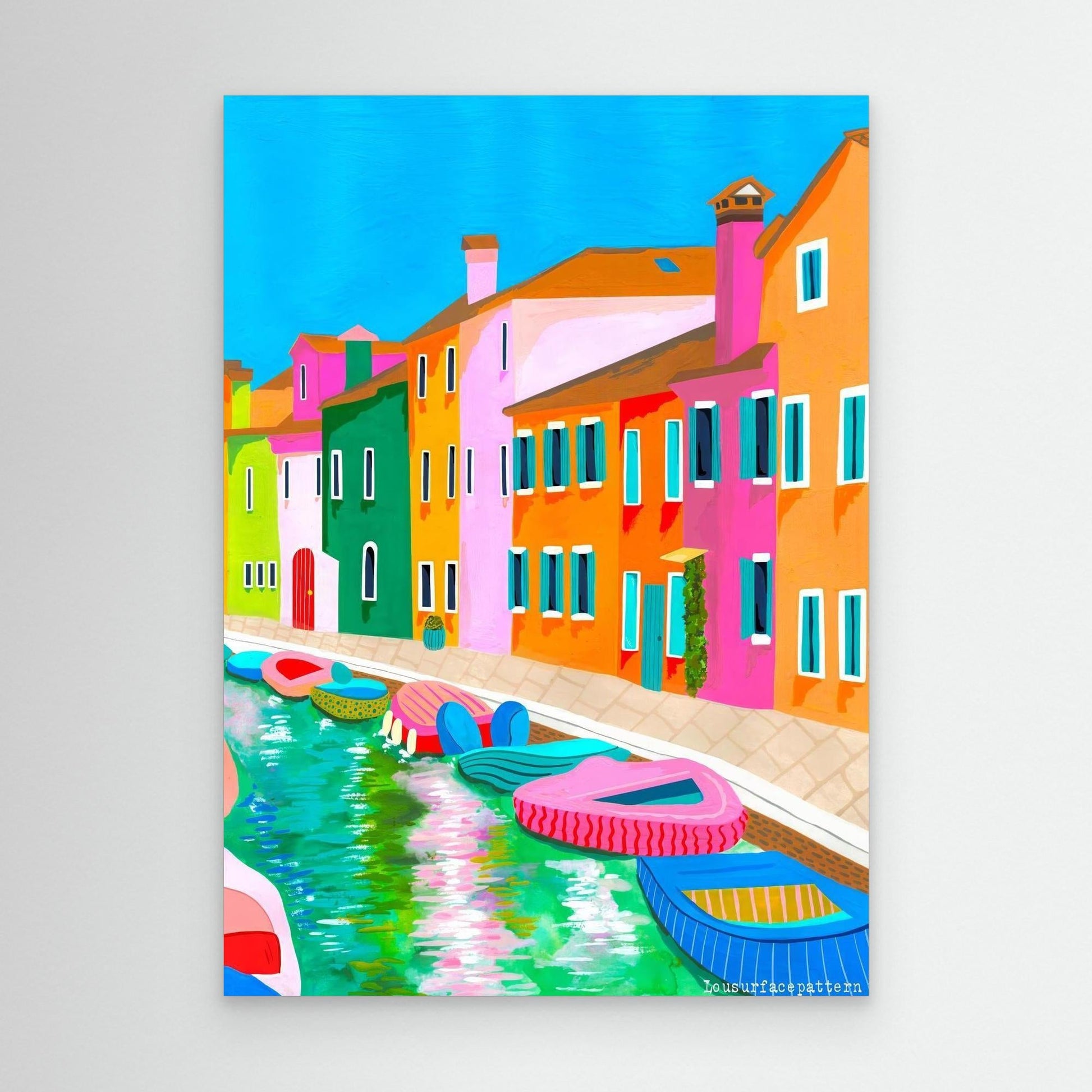 "Burano" Canvas Print