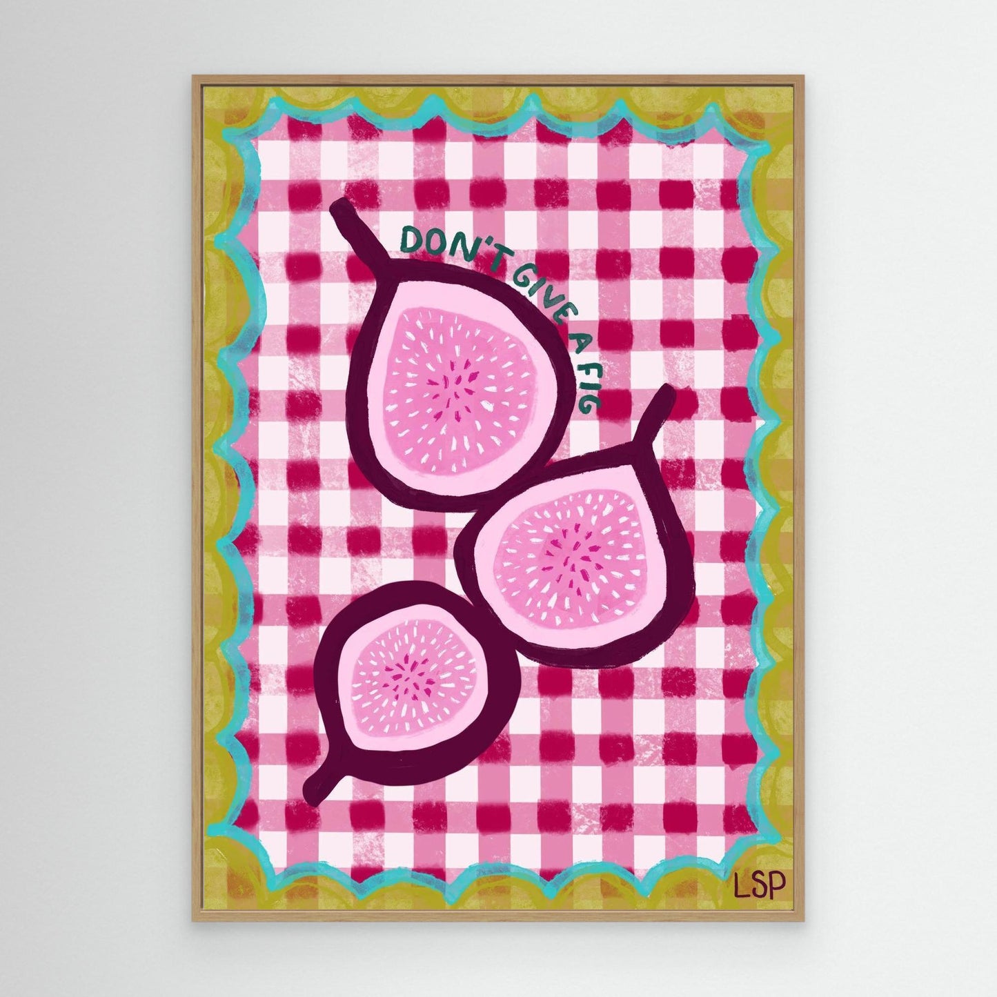 "Don't give a fig" Canvas print