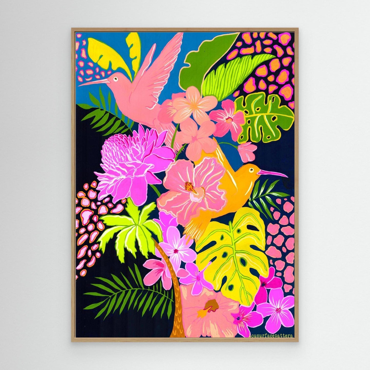 "Humming Bird" Canvas print