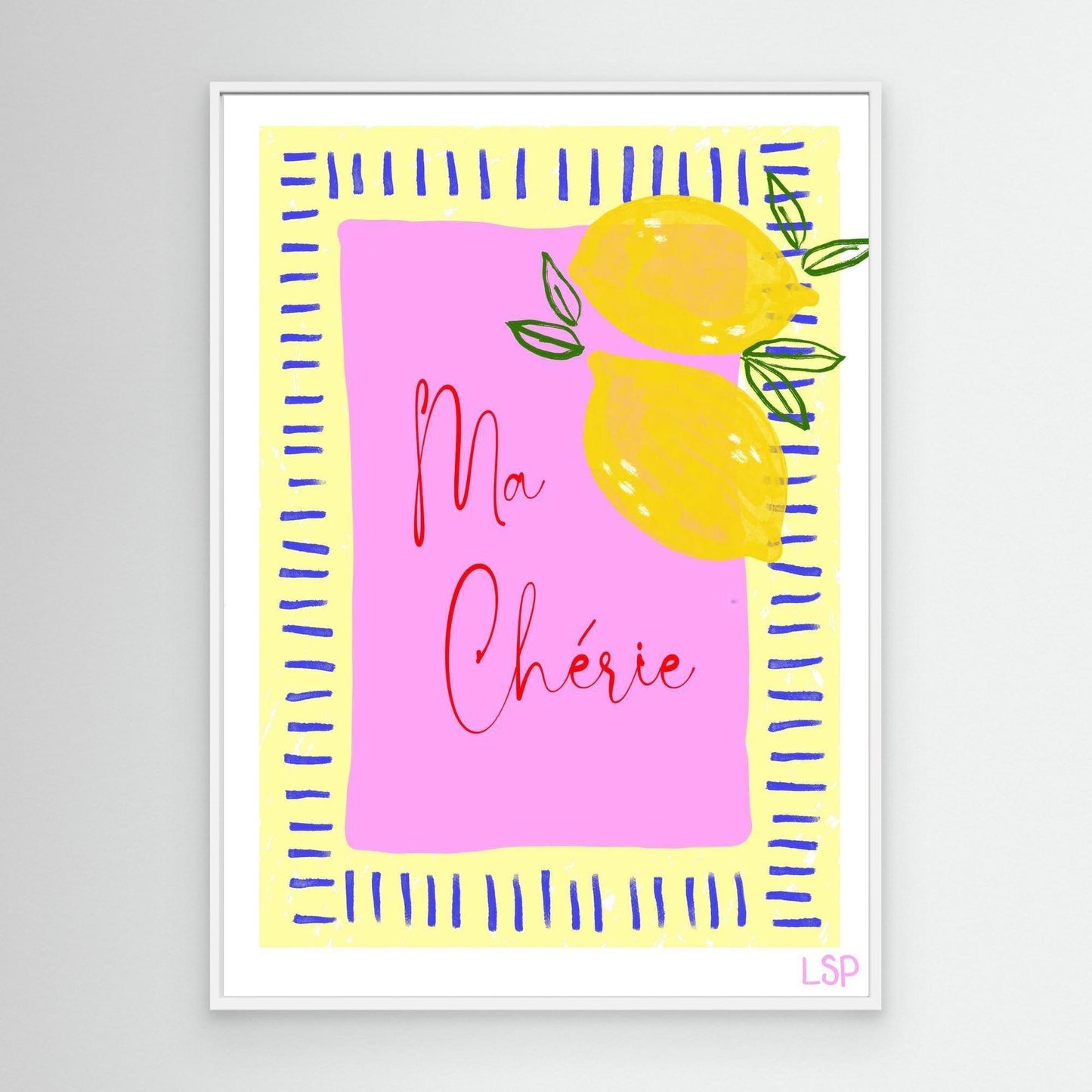 "Ma cherie" canvas print